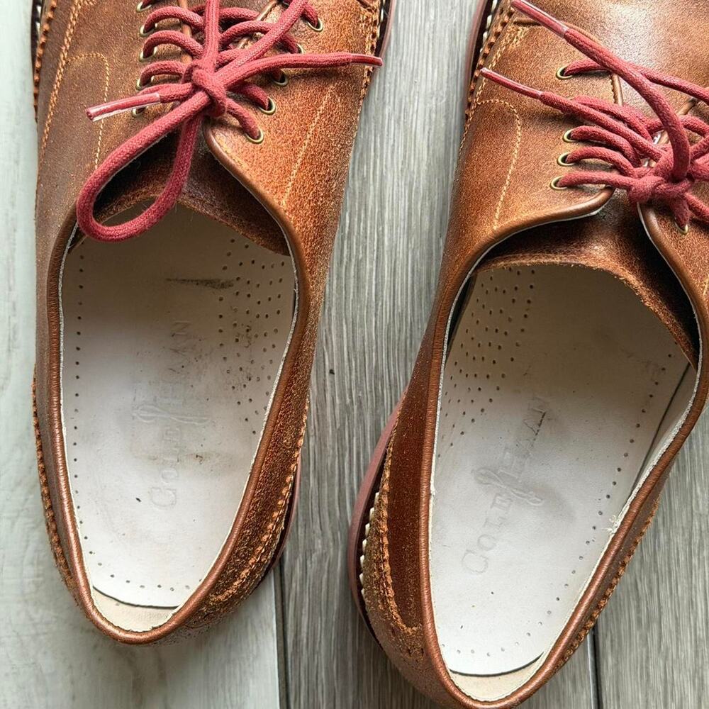 Cole Haan LunarGrand Wingtip Oxford Brown Size 10 - Picture 7 of 7